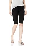 HUDSON Jeans Women's Amelia Mid Rise Knee Short RP, Black, 30