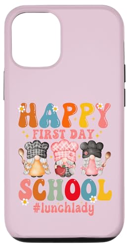 Happy First Day Of School Cafeteria Worker Lunch Lady Funny Case for iPhone 12/12 Pro