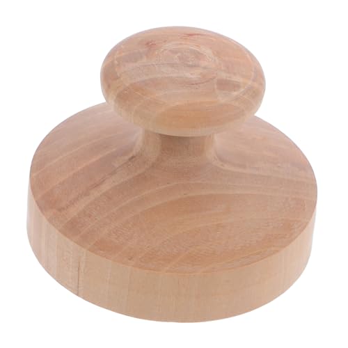Ciieeo Effortless Tortilla Making Wooden Hamburger Mold Round Burger Press and Meat Pie Press