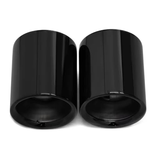 マツダ用 CX5用 CX30用 CX4用 2022-2024 排気チップ ステンレススチール 排気カバー テールパイプ マフラーチップ 排気 車のテール排気管(Black)