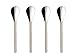 Price comparison product image Villeroy & Boch 12-6446-9555 Passion Coffee Spoon, Set of 4, Stainless Steel, Porcelain, Silver