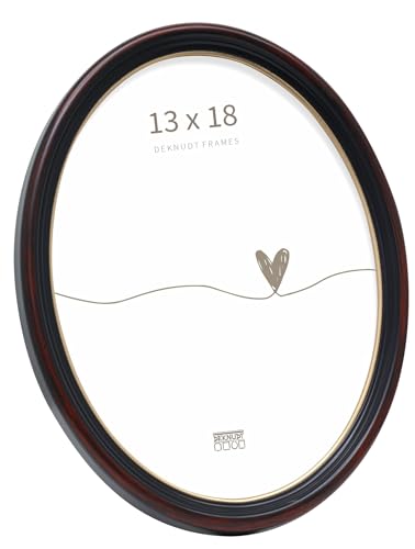 Deknudt Frames S100F9 - Marco de Fotos (Resina, 18 x 24 cm), Color Negro