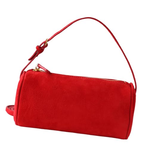 Sac en daim pour femme léger avec compartiments et bandoulière pour voyage