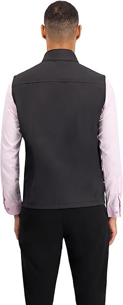Image of REIMER | Men Softshell Vest Waterproof Windproof Thermal Neoprene Sleeveless Elegant Breathable Fit Zipper Pockets
