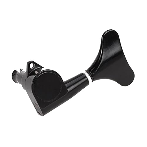 OFFSCH Replace Old Tuners 4pcs 4l Bass Tuning Machines Bass Tuner Black Zinc Alloy
