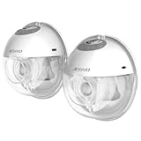 JESWO Extractor de Leche Electrico, Extractor de Leche Manos Libres Recargable, 4 Modos y 9 Niveles,...