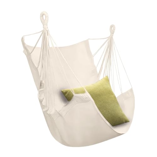 Hängstol kudde | utomhus rep gungstol för möbler max kapacitet 150 kg idealisk för inomhus- och utomhusbruk perfekt för trädgård uteplats balkong och sovrum
