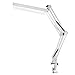 Produktbild YANQING Lampe - Büro-Schreibtisch-Klemmlampe 3 Ebene Dimmer Einstellbare Swing Arm Architekt LED Tischleuchte mit USB-Gebühr, Eye-Caring, weißen Leuchter