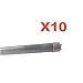 Tube Néon LED 120cm T8 20W (Pack de 10) - Blanc Froid 6000K - 8000K - SILAMP