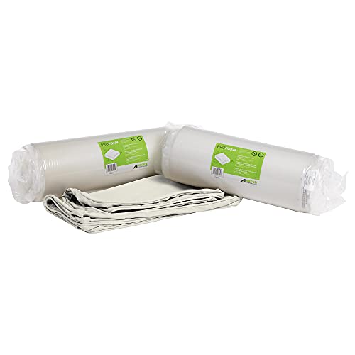Arden Selections Profoam Evertru Acrylic 24 X 24 X 6 Inch Outdoor Deep Seat Cushion Set, Cream #TOP3