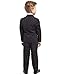 Nautica Boys' Little 4-Piece Set with Dress Shirt, Bow Tie, Jacket, and Pants, Black Tuxedo, 5