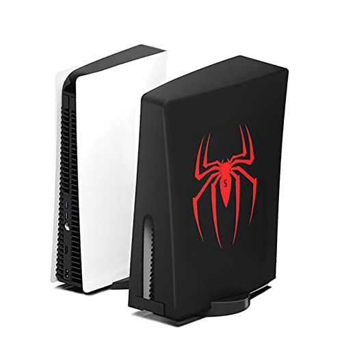 WANGYONG Protector De Cubierta Antipolvo para Consola De Juegos PS5 Tejido De Buceo Negro Funda Protectora A Prueba De Polvo A Prueba De Rayones...