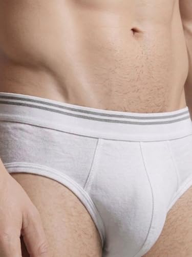 Image of HAYU White Men Cotton Strech Briefs