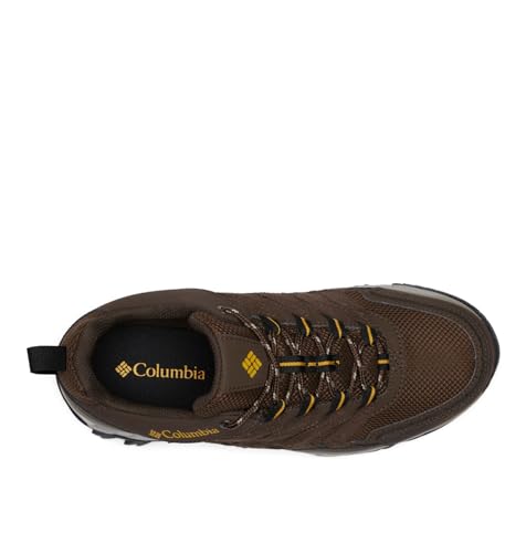 Columbia Strata Trail Low Wp Shoes, Lightweight Build, Robust Design, Waterproof Shield, Exceptional Cushioning, High Energy Rebound, Non-Marking Grip - Men's - 8