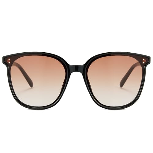 Image of Cyxus Oversized Cat Eye Sunglasses for Women Polarized Lens UV Protection for Beach Music Festivals Shopping 1902