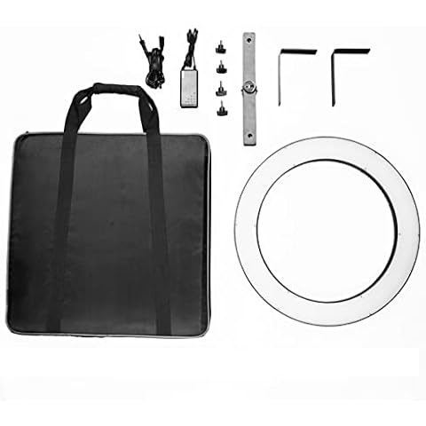 Walimex pro dimmbares LED Ringlicht 32W I Ringleuchte Cover