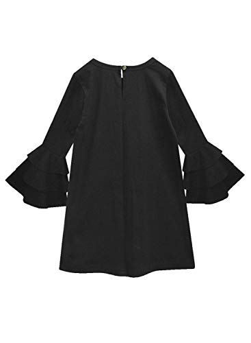Image of A.T.U.N. (All Things UBER Nice) Girls Cotton A-Line Knee Length Long Sleeve Casual Dress