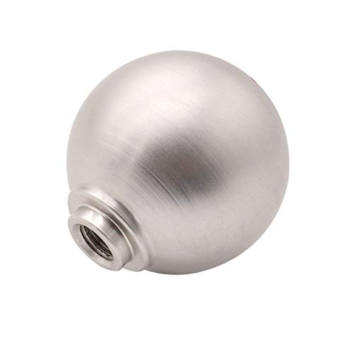 Pursuestar 6 Speed Gear Shift Knob Shifter Head Stick Lever M10 X 1.5 Adapter Nuts Aluminum Round Ball Compatible For Honda Civic Fd2 Rsx Fa5 Fg2 Fb6 S2000 Type-R #TOP3