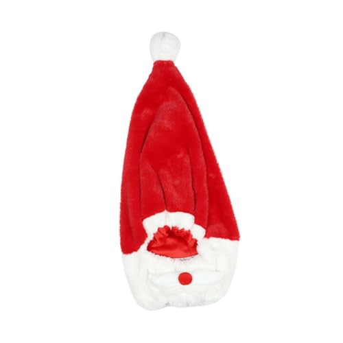 Garneck Weihnachtsmütze für Motorradhelm Weihnachtsmann Helmüberzug...