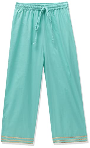 Image of BIBA Girls Cotton Girls Straight Kurta Palazzo Suit Set