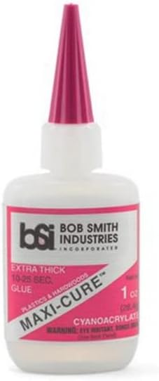 Bob Smith Industries MAXI-CURE Extra Thick CA Glue (1oz) - BSI112