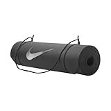 Nike Training Mat 2.0 Fitness Mat Exercise Mat Yoga Mat Workout Gym Floor Mat Non-slip, Black/White, 181 x 61 x 8 cm
