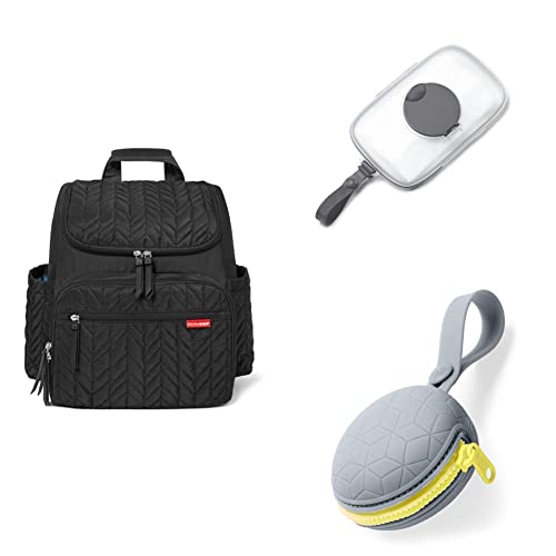 Image of Skip Hop Baby Diaper Bag and Travel Essentials Gift Set with Diaper Bag, Wipes Case, and Pacifier Pocket, Forma