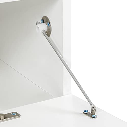 Lumisol White Led Tv Stand For 90 Inch Tv, Extended Design Entertainment Center With Led Lights, High Gloss Tv Cabinet For Living Game Room Bedroom #TOP7