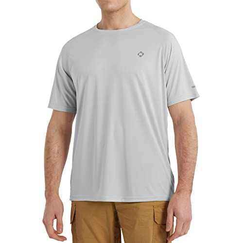 Image of NAVISKIN Men's Rash Guard Shirts Swim Shirts UPF 50+ UV Sun Protection Long Sleeve Shirts Lightweight Quick Dry