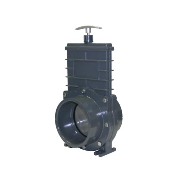 Valterra 8401X PVC Gate Valve, 110 mm Slip w/Gate Keeper, PVC