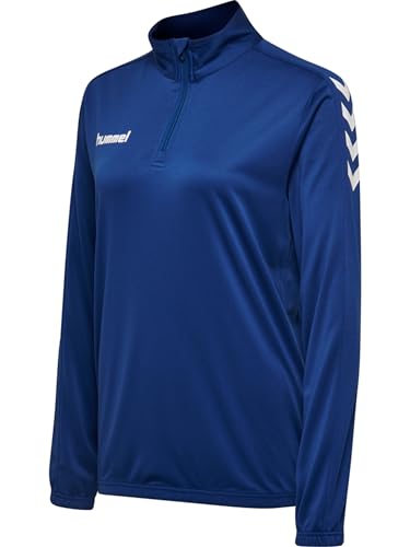 hummel Damen Core Poly Half Zip Sweatshirt, True Blau, L