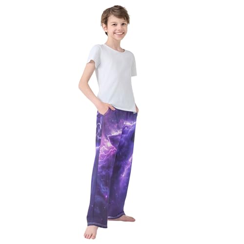Pajama Pants Wolves with Lightning Long Sleep Pants Lounge Bottoms 6