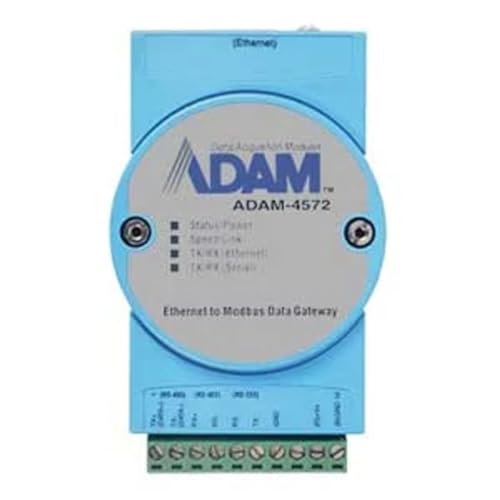 ADVANTECH ADAM-4572-CE 1-Port Modbus Gateway, Interface Between Modbus Serial Devices and Computer Hosts Running Modbus/TCP, RS-232 / RS-422 / RS-485