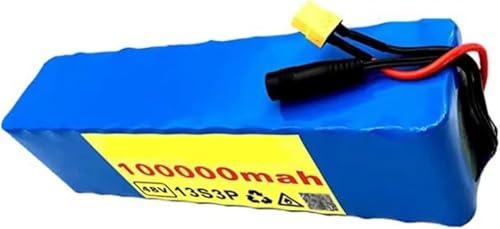 Batería para bicicleta eléctrica de 48 V y 100 Ah, batería de litio 13S3P, batería recargable de iones de litio de 48 voltios, paquete de baterías para bicicleta eléctrica y patinete eléctrico. T