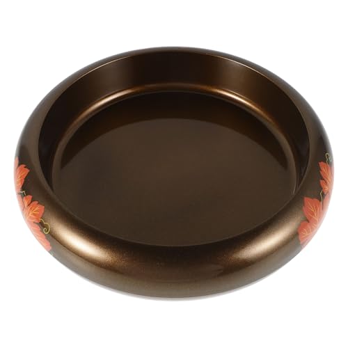 Plato redondo para sushi pequeño con diseño hoja de arce miniatura 1