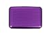 Ögon Designs - Stockholm Aluminum Wallet - RFID Blocking Card Holder - Up to 10 Cards, and Banknotes (Purple)