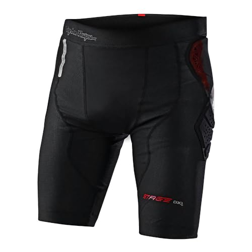 Troy Lee Designs - Stage Ghost D30 Short Baselayer; Black LG