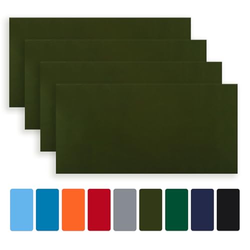 Skystuff Daunenjacke Reparaturset, 4 Pcs. Rechteckige Nylon-Flicken, Selbstklebend, Ideal für Daunenjacken, Puffermäntel & Zelte