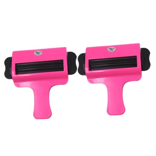 HOODANCOS Dispensador de Pasta de Dientes y Tubo Exprimidor 2 Piezas, Rodillo Manual para Cremas y Pinturas, Ahorro de Producto, Uso en Baño y Cocina, Práctico para Hogar y Color Aleatorio