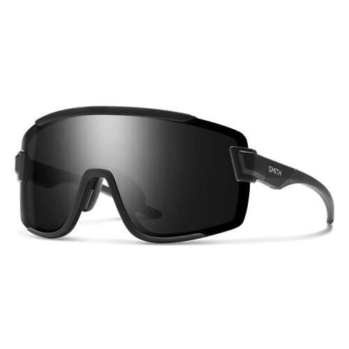 Smith Wildcat Sunglasses With Chromapop Lens – Shield Lens Performance Sports Sunglasses For Biking, Mtb & More – For Men & Women – Matte Black + Black Lens #TOP8