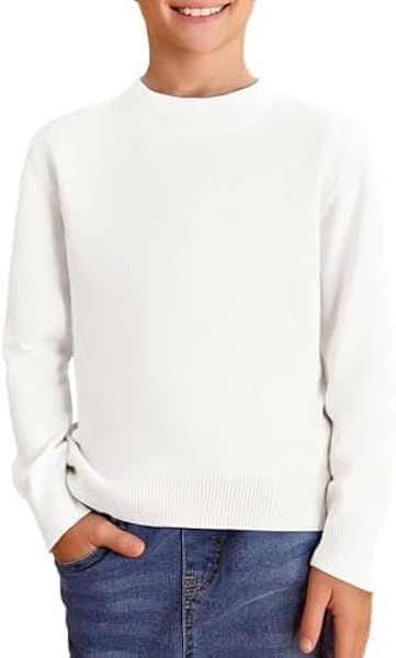 Haloumoning Boys Crewneck Long Sleeve Knit Pullover