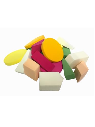 Image of Sedell Paris All Shapes Sponge With Transparents Bottle (Pack of 18)