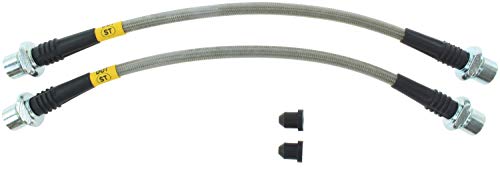 Stoptech 950.44007 Stainless Steel Braided Brake Hose Kit Front #TOP1