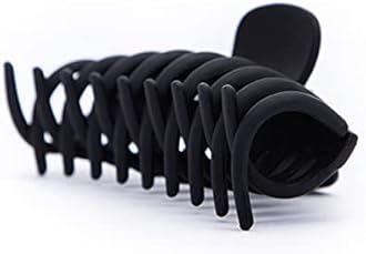 Kitsch Eco-Friendly Oversized Claw Clip, Large Hair Clip, Jumbo Clip, Hair Accesories, 1 count (Black)