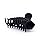 Kitsch Eco-Friendly Oversized Claw Clip, Large Hair Clip, Jumbo Clip, Hair Accesories, 1 count (Black)