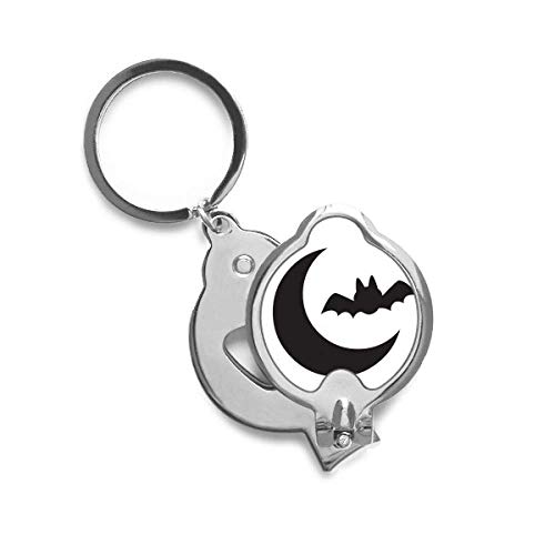 Coupe-ongles Halloween avec motif lune rousse soin des mains et pieds