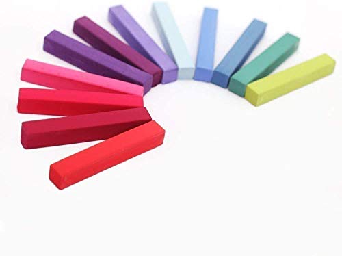 Hair Chalk,Hair Chalk Pens,Temporary Hair Chalk，Kids Hair Dyeing Party,Birthday Gifts For Girls，Halloween Christmas Birthday Party，12 Color - Thumbnail 5