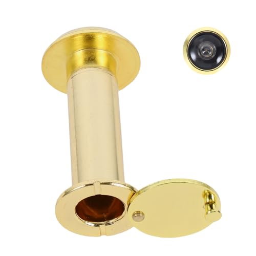 WOONEKY Visualizzatore Porta Regolabile con Protezione Privacy Spioncino Grandangolare Vetro Hd per Sicurezza Compatibile con Porte Spessore