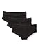 Produktbild Iris & Lilly Damen Hipster-Unterwäsche Baumwolle und Spitze, 3er-Pack, Schwarz, 40