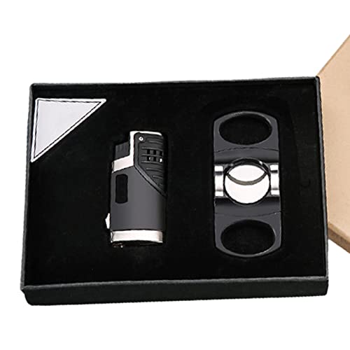 Briquet 3 jet flame coupe-vent résoud le problème d'allumage des cigares